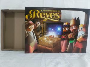 caja para rosca de reyes 2025<br>paquete de 50 piezas.